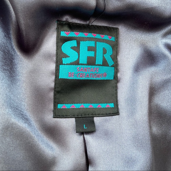 Vintage leather jacket sz Large - Picture 10 of 12